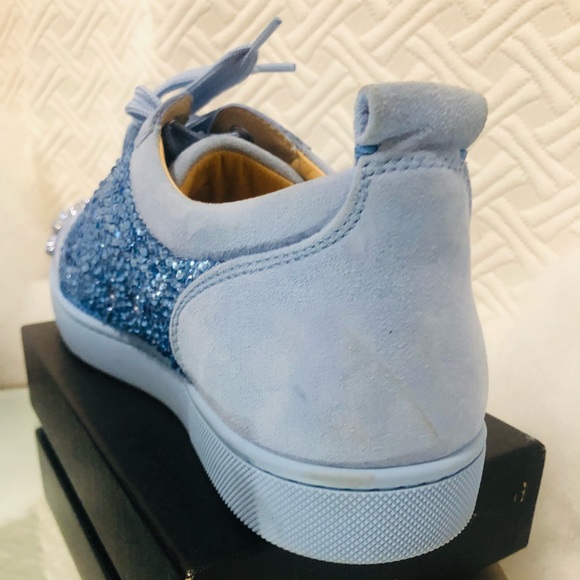 ⚡️SALE Louboutin Louis Junior Spike Flat Suede - Picture 9 of 10